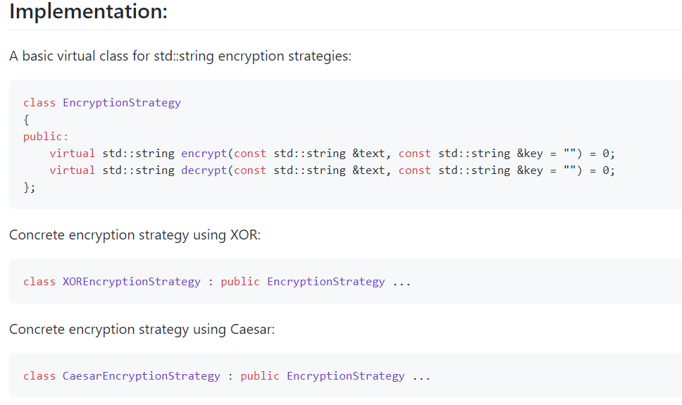 Шифрование текстовых файлов (паттерн стратегия) на C++